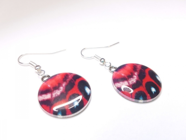 Schmetterling Ohrringe silberfarben butterfly